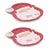 Kenneth Ludwig Chicago Santa Ho Ho Ho Ceramic Plate (Set of 2) For Sale - Image 4 of 4