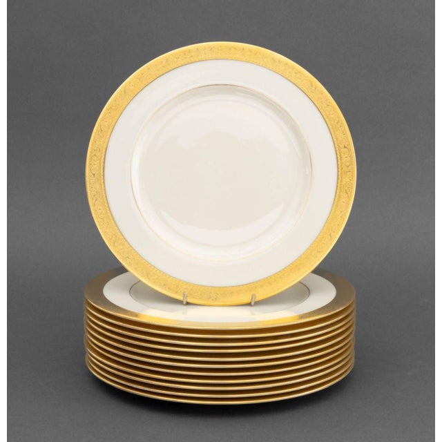 Lenox "Westchester" Pattern Porcelain Partial Service, comprising: (12) twelve dinner plates, (18) eighteen salad plates,...