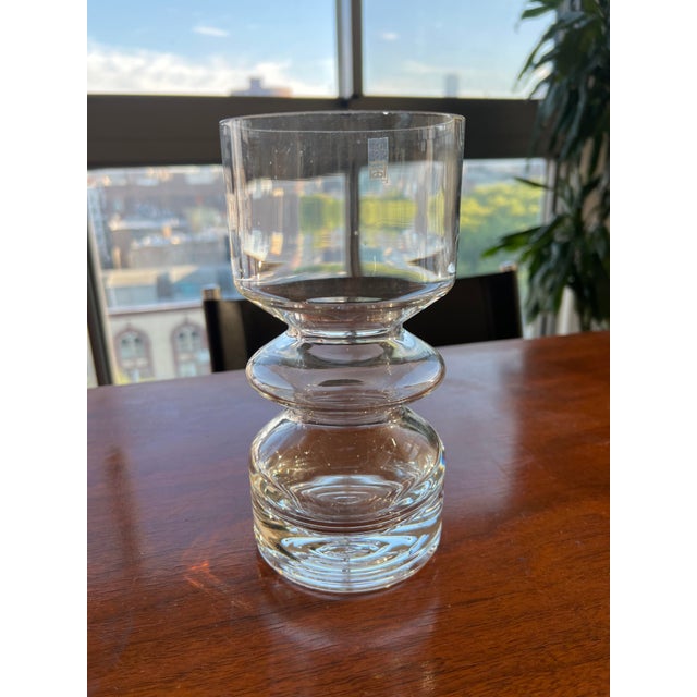 Tamara Aladin Mid-Century Tamara Aladin for Riihimaen Lasi Oy Glass Vase For Sale - Image 4 of 6