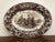 Two antique Wedgwood sepia transferware "Ferrara" pattern platters from the early to mid 1800s. One: 10 x 8 inches; the...