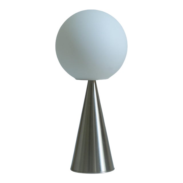 Gio Ponti Bilia Lamp, Model 2474 Fontana Arte Italy, 1967 For Sale