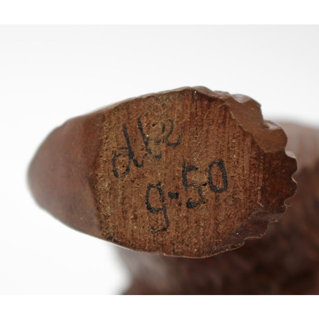 Circa 1900 Swiss Small-Medium Size Strolling Black Forest Bear For Sale In Raleigh - Image 6 of 7