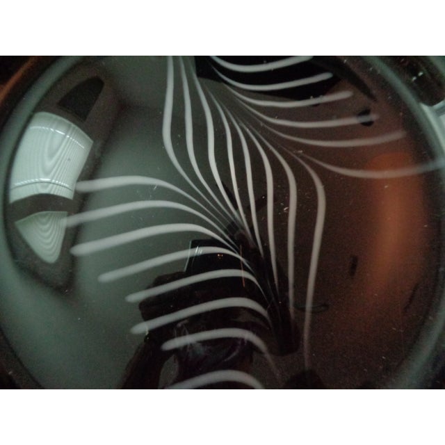 Large Black Italian Centerpiece Plate For Sale In Tampa - Image 6 of 7