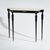 Mid-20th Century Black Console Table with White Stone Top, Italy For Sale - Image 11 of 18