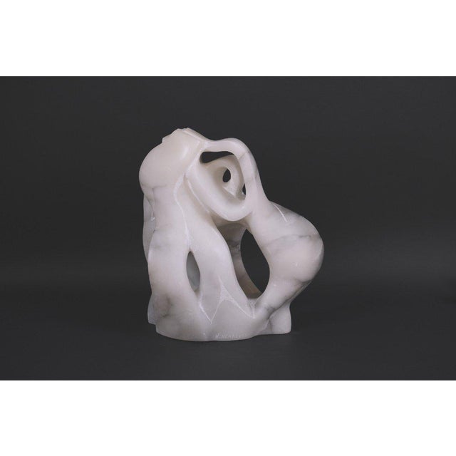 Modern Hugo Verheyen, Labyrinth III Sculpture, 1970s, Alabaster For Sale - Image 3 of 6