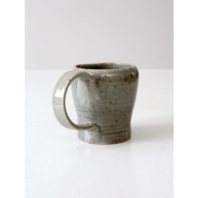 Late 20th Century Vintage Studio Pottery Mug For Sale - Image 5 of 8