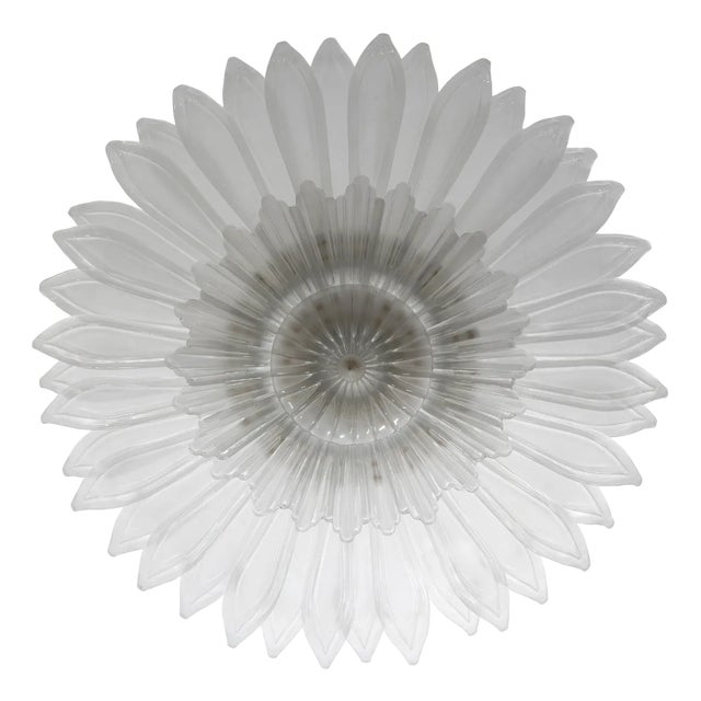 Mid-Century Modern Italian Murano Glass Margherita Ceiling Light, 1990s For Sale