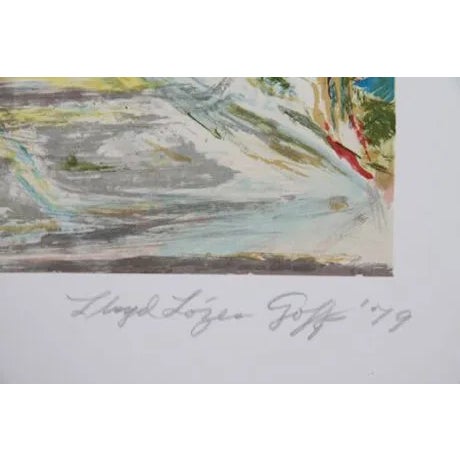 Artist: Lloyd Lozes Goff, American (1918 - 1982) Title: French Gothic Year: 1979 Medium: Lithograph, signed and numbered...