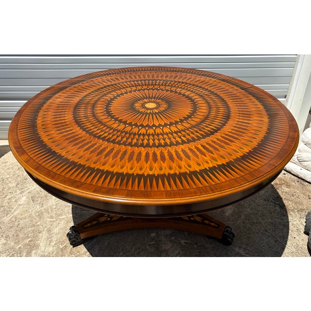 1990s Late 20th Century Italian Handcrafted Center Hall / Dining Table For Sale - Image 5 of 12