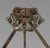 Metal Eddé Dannhauser French Art Deco Pendant Light 1930s - Enameled Cherry Blossom Bowl For Sale - Image 7 of 10