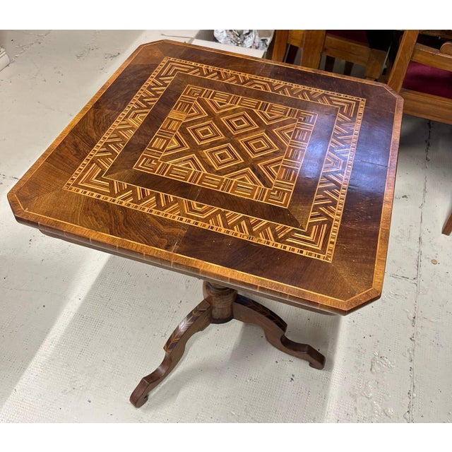 Inlaid Table, Late 19th Century For Sale - Image 6 of 6