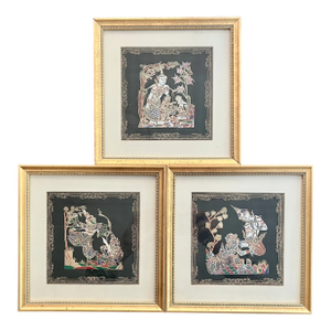 Silk Paintings Thai Mythological Set,3