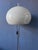 White Mid-Century White Mushroom Floor Lamp with Acrylic Glass Shade For Sale - Image 8 of 13