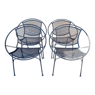 Set of 4 Radar Salterini Dining Chairs Maurizio Tempestini Attributed For Sale
