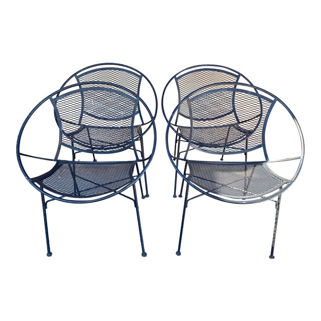 Set of 4 Radar Salterini Dining Chairs Maurizio Tempestini Attributed For Sale