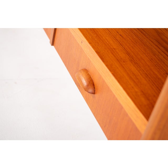 Vintage Scandinavian Teak Bookcase with Drawers, 1960s For Sale - Image 6 of 12