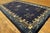 Textile 1920s Black Background Color With Floral Design Antique Chinese Peking Rug For Sale - Image 7 of 12
