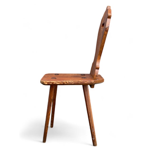 Alpine Chair in Fir, 1850s For Sale - Image 12 of 16