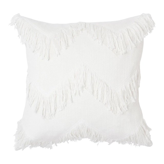 Schumacher Sonora 22" Pillow in Ivory For Sale