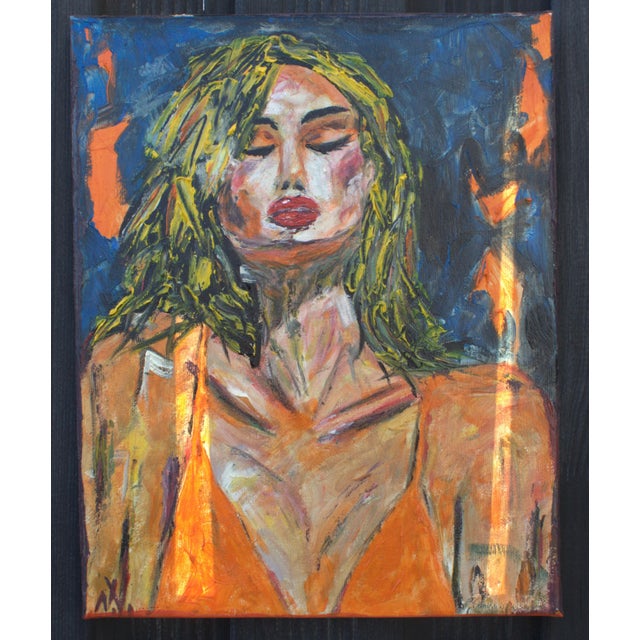 Natalia Vypritskaia, Flame, Oil on Canvas For Sale - Image 6 of 6
