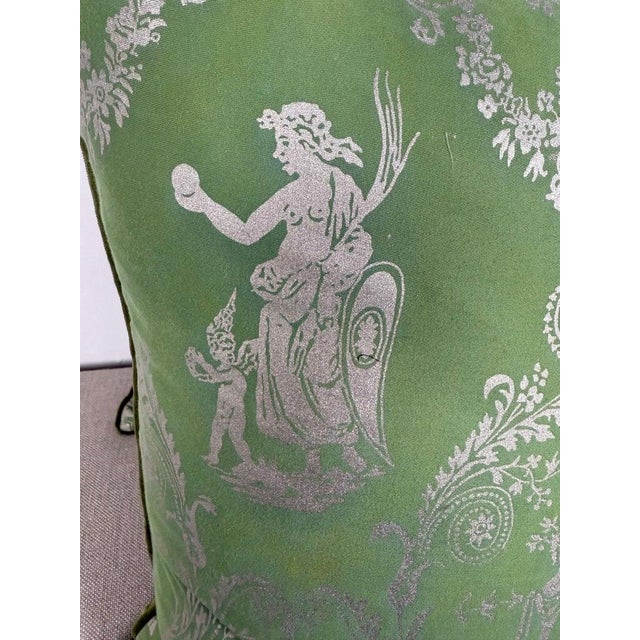 Pair of Boucher Patterned Fortuny Pillows For Sale In Los Angeles - Image 6 of 8
