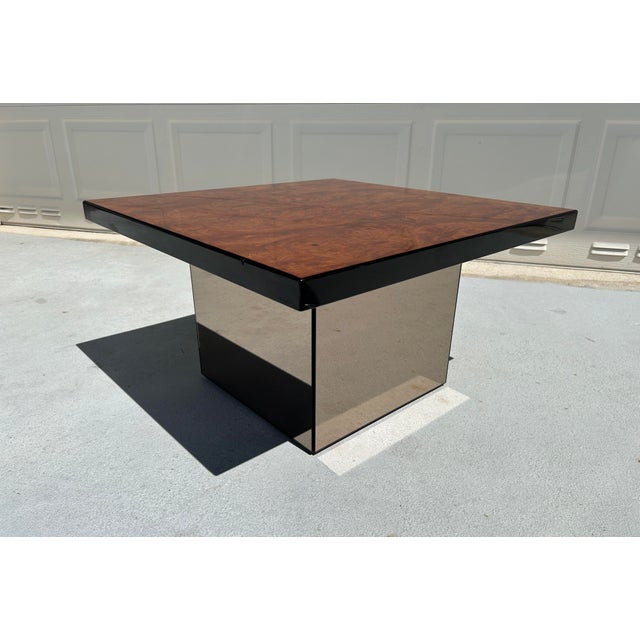 1970s Burl Wood Coffee Table by Paul Michel for Roche Bobois, 1970s For Sale - Image 5 of 12