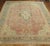 Soft Rose Pink Antique Oushak Rug - 11'5" x 15'7" For Sale - Image 14 of 14