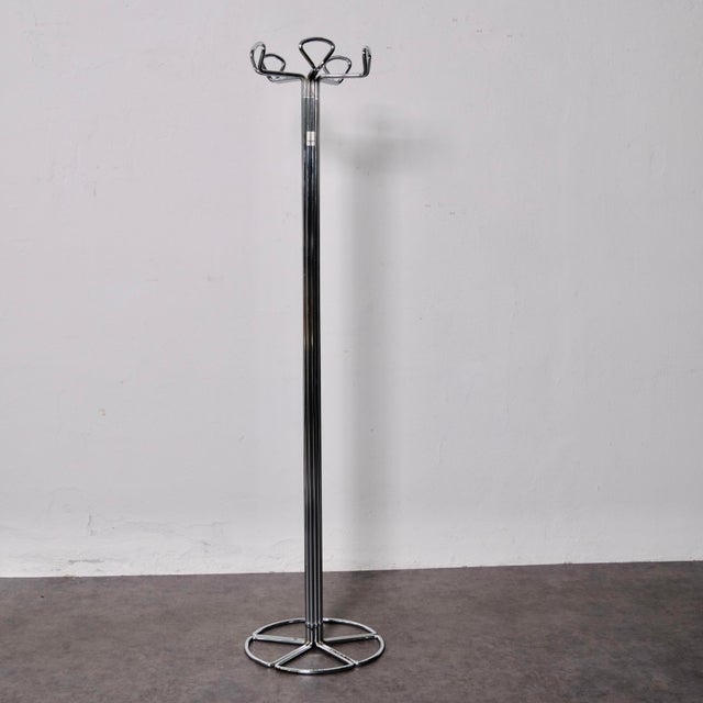 Chromed Metal Floor Coat Rack from Fiarm, 1960s For Sale - Image 12 of 18