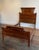 Antique Victorian/Eastlake Walnut Full Size Bed from the 1890s. Features stunning burl walnut inlay on the headboard and...