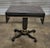 19th Century Ebonized Chinoiserie Pedestal Occassional Table Drop Leaves For Sale - Image 9 of 13