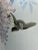 Ceramic Vintage Chinoiserie Fukagawa Porcelain Vase With Sparrow and Wisteria Decoration For Sale - Image 7 of 10