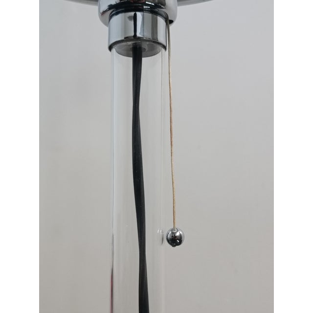 Metalarte Bauhaus Valentino Lamp n Chrome Plating and Glass from Metalarte, 1976 For Sale - Image 4 of 13