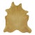 Rug & Kilim’s Contemporary Cowhide Solid Rug in Warm Camel Hues For Sale