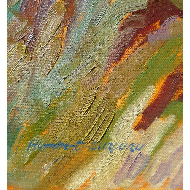 Contemporary Pacifiic Palisades Oil Painting of Tramento Drive, Los Angeles, California For Sale - Image 3 of 7