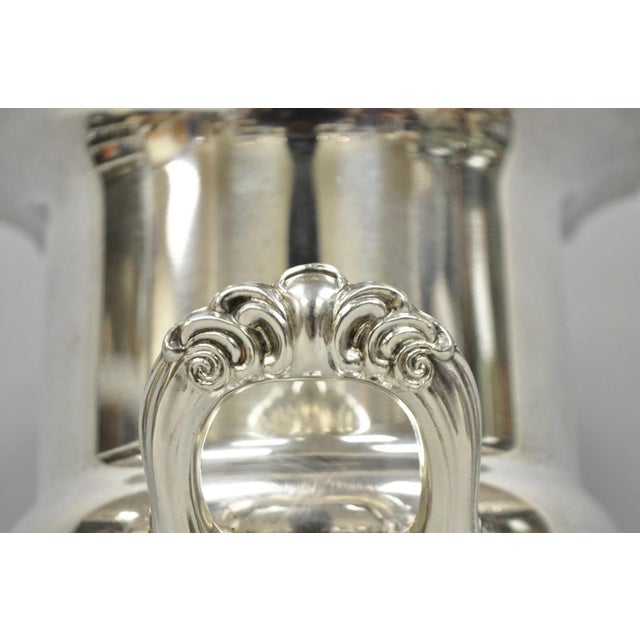 Vintage Leonard Silver Plated Trophy Cup Urn Champagne Chiller Bar Ice Bucket For Sale - Image 11 of 16