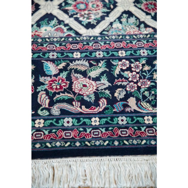 Old New House Vintage Pakistani Savonnerie Design Carpet - 9'2" X 11'8" For Sale - Image 4 of 10