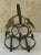 1950s Vintage French Iron Wine Bottle Rack For Sale - Image 4 of 7