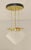Art Nouveau Secession Glass Ceiling Lamp, 1890s For Sale - Image 4 of 9