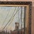 Textile Antique Framed Oil Painting on Board by Windel For Sale - Image 7 of 12