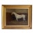 1891 “Grey Hunter in a Loose Box Stall” Antique Equestrian Horse Painting Oil on Canvas by Alfred Grenfell Haigh For Sale