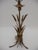 Gold Vintage Gilt Tole Wheat Sheaf Table Lamp For Sale - Image 8 of 8