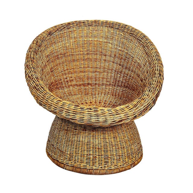 Wood Wicker E 10 Chair by Egon Eiermann, 1960s For Sale - Image 7 of 7