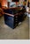 Mid-Century Modern 1950s Industrial Roll-Top Metal Tanker Desk With Brass Detailing For Sale - Image 3 of 7