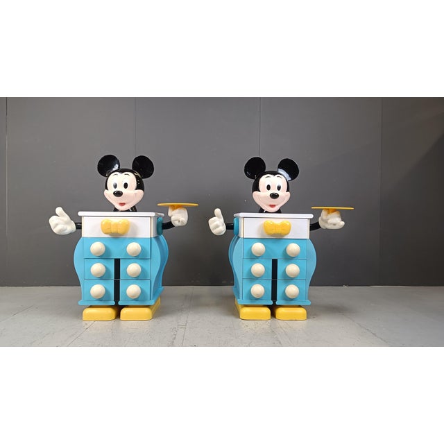 Mickey Mouse Chests of Drawers from Starform, France, 1988, Set of 2 For Sale - Image 4 of 12