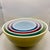 Pyrex Vibrant 1940s Pyrex Primary Colors Mixing Bowl Complete Set For Sale - Image 4 of 17