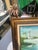 Nautical 1990s Lighthouse and Egrets Seascape Painting on Canvas, Signed by the Artist, Framed For Sale - Image 3 of 9