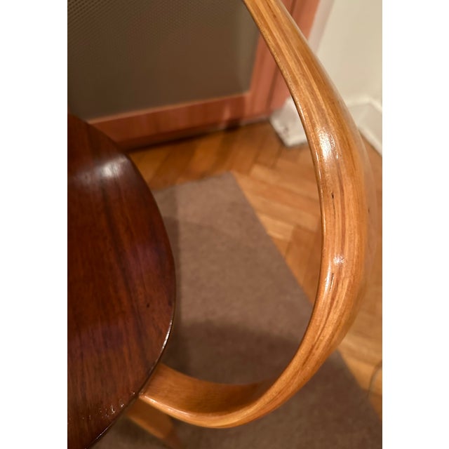 Norman Cherner Mid 20th Century Plycraft "Pretzel" Bentwood Dining Chairs With Arms For Sale - Image 4 of 18