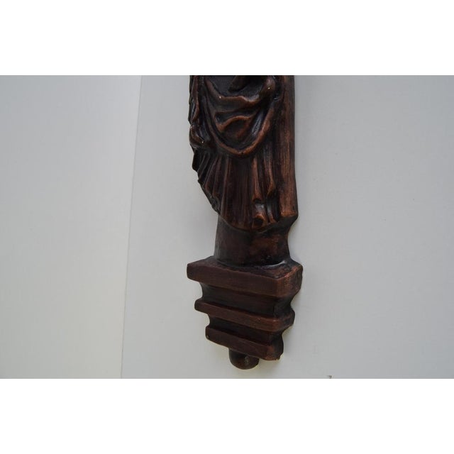 Wall Sculpture of the Madonna and Child, 1930s For Sale - Image 9 of 15