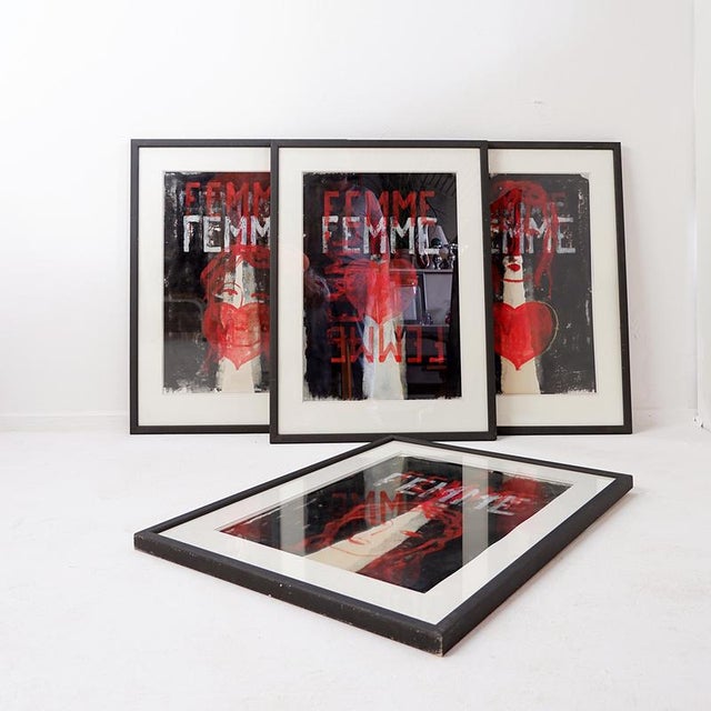 Jean-Marie Planques, Untitled, 1920s, Works on Paper, Framed, Set of 4 For Sale - Image 14 of 14