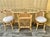 Vintage Coastal Style / Boho Chic Natural Color Rattan and Wicker Two-Seat Breakfast/Dinette Set, Circa 1980s. This...